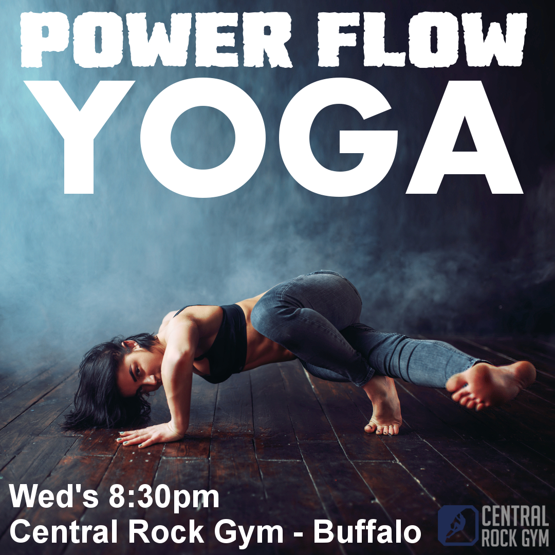 power flow yoga central rock gym